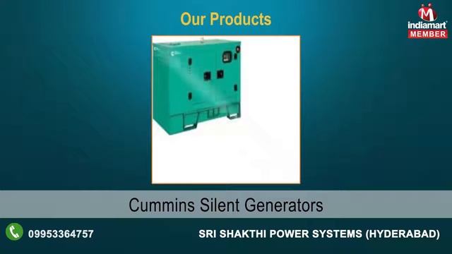 Industrial Generators by Sri Shakthi Power Systems, Hyderabad смотреть онлайн