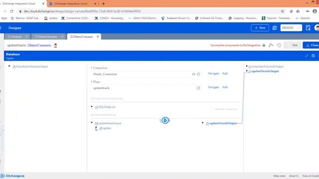 DXchange Integration Cloud - Oracle Database Update Operation смотреть онлайн