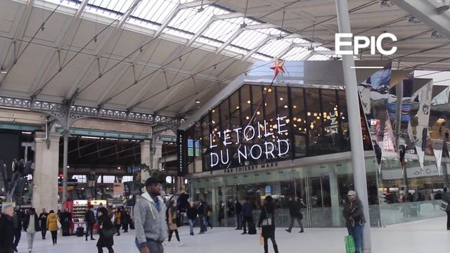 Gare du Nord (Railway Station) - Paris, France (HD) смотреть онлайн