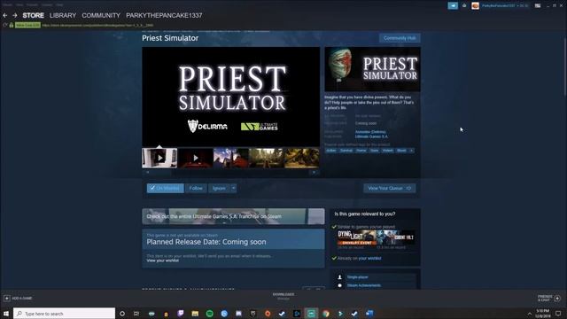 Priest Simulator! Goofy Game That Might Be A Cult Classic? смотреть онлайн