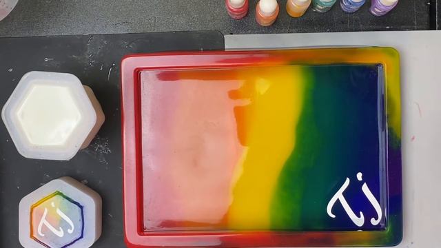 #39-Resin Rainbow Tray смотреть онлайн