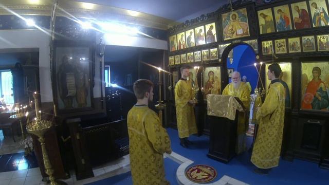 9/22.10. Свв. Отцев 7-го Вселенского Собора. Божественная Литургия смотреть онлайн