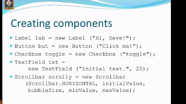 AWT-SWING-LISTENERS in Java смотреть онлайн