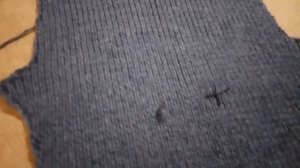 Вязаные штаны спицами.