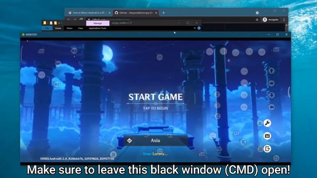 Play Genshin Impact (or any games) on any computer using your Android phone! смотреть онлайн