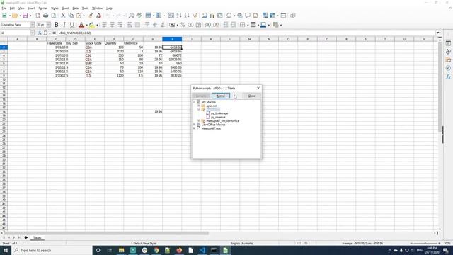 087 - Python macros in LibreOffice Calc - Beginners' Python and Machine Learning смотреть онлайн