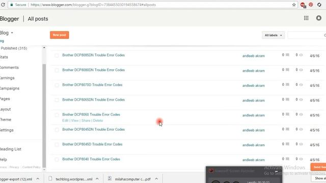Import Xml Wordpress To Blogspot by lali cheema смотреть онлайн