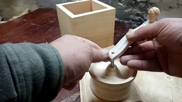 Короб Кофемолка/Заготовка для рукоделия/Ольха. смотреть онлайн