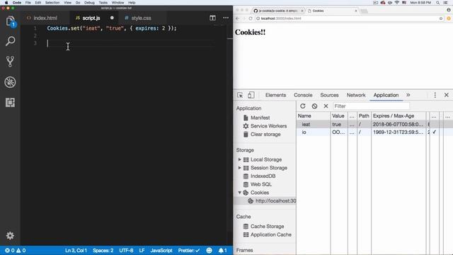 How To Create Cookies In Minutes With JS-Cookie