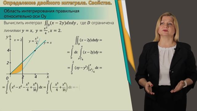 Вычисление двойных интегралов в декартовой системе координат. Математический анализ смотреть онлайн