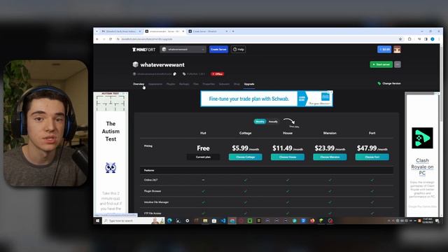 Create a FREE Minecraft Server with Minefort! Tutorial + Review смотреть онлайн