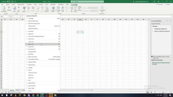 How To Turn Off Scroll Lock Excel Tutorial