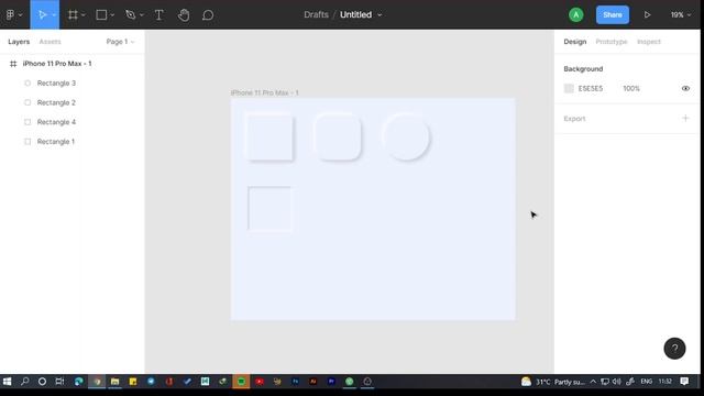How to Create Neomorphism Effect in Figma | UI Design Tutorial смотреть онлайн