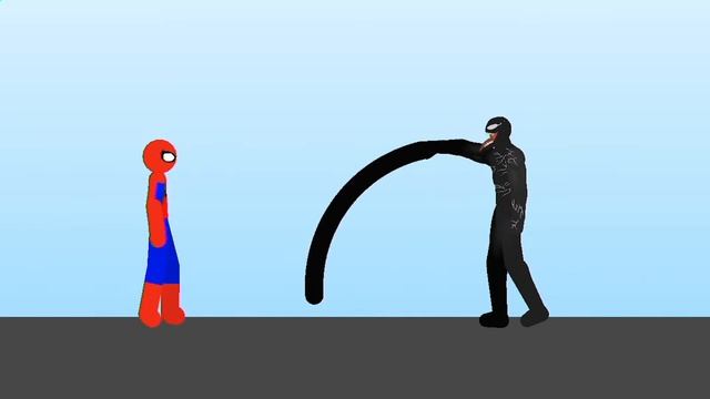Spiderman Vs Venom Remake | Sticknodes смотреть онлайн