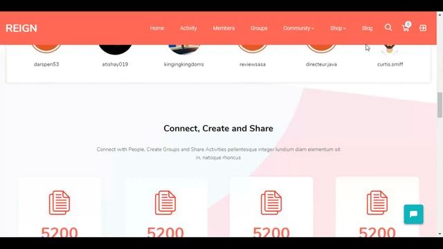 BuddyPress Demo Reign BuddyPress Theme | Community Intranet Social network Theme Template Wordpress смотреть онлайн
