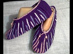 Следки укороченными рядами. Без шва.