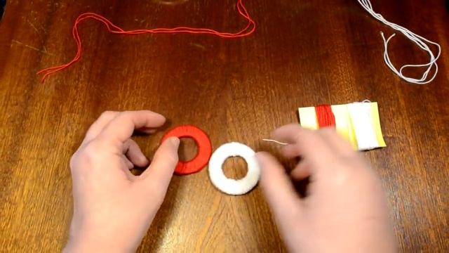 Мэрцишор из ниток, своими руками. смотреть онлайн