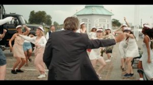 Mads Mikkelsen dancing in ANOTHER ROUND