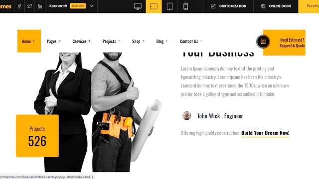 Best Construction WordPress Theme 2023 смотреть онлайн