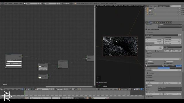 How to Make a Volumetric Abstract Wallpaper in Blender смотреть онлайн