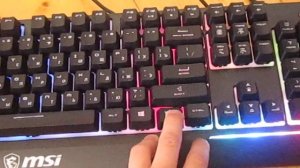 Клавиатура MSI Vigor GK30