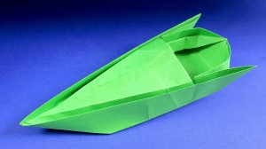 Как сделать катер из бумаги
