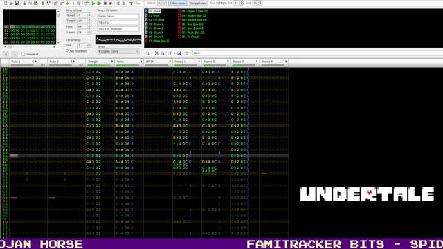 Famitracker Bits - Spider Dance (Undertale) [8-bit, N163] смотреть онлайн