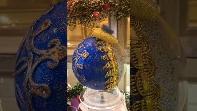 Памятный подарок на Новый год 🎄 Новогодний шар с фото✨ смотреть онлайн