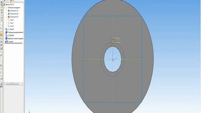 КОМПАС 3D урок 8 вырезание области выдавливанием смотреть онлайн