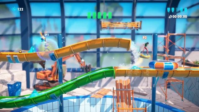 Mickey Storm and the Cursed Mask Gameplay ? PS4 XboxOne Switch - Co-op waterslides смотреть онлайн