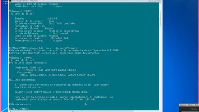Activar BitLocker o desactivarlo desde CMD смотреть онлайн