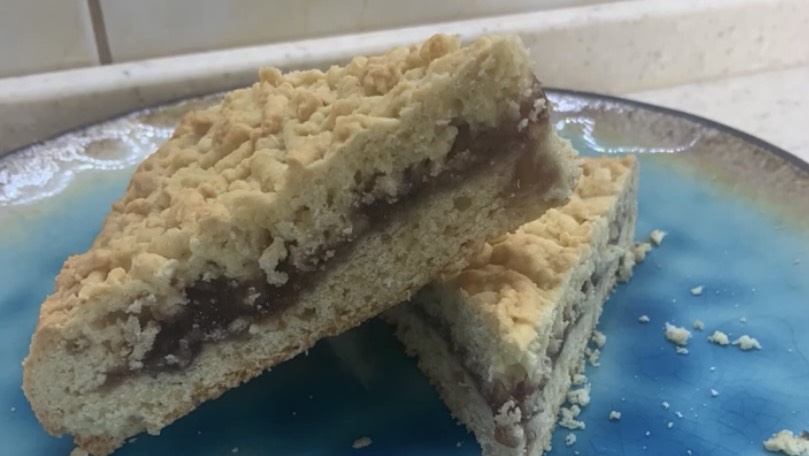 Песочный пирог с джемом смотреть онлайн