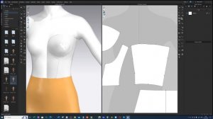 Создание лекал и визуализации только  в CLO 3D без САПР
