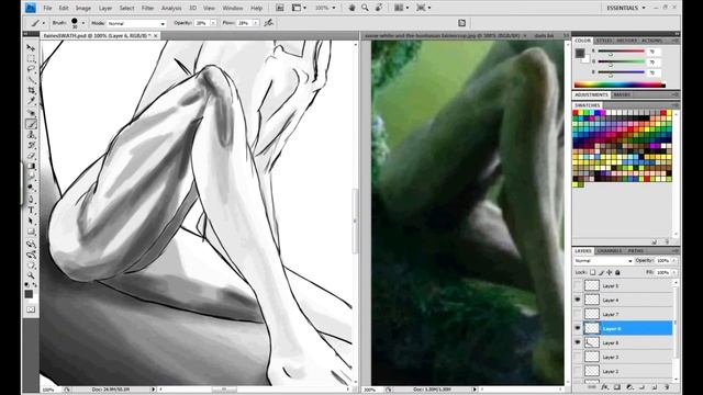 Snow White and the Huntsman- Fairy- Speedpainting смотреть онлайн