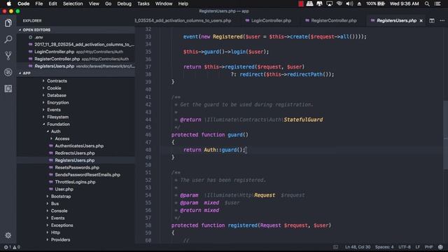 Laravel Email Verification - 04 Preventing Login After Register in Laravel 5.5 смотреть онлайн