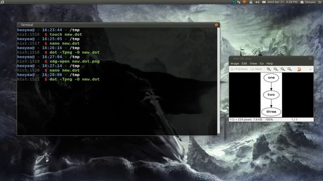 Graphviz - Make Diagrams - Ubuntu 10.10 смотреть онлайн