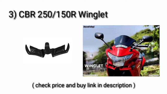 Top Modification Accessories For HONDA CBR 250/150R