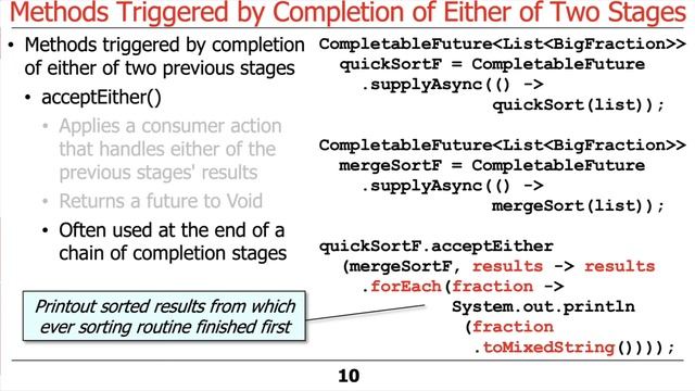 Advanced Java CompletableFuture Features: Two Stage Completion Methods (Part 2) смотреть онлайн