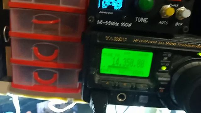 Проверка антенны Windom на диапазоны 40-10 метров (9.6.2021 02:10:19) смотреть онлайн