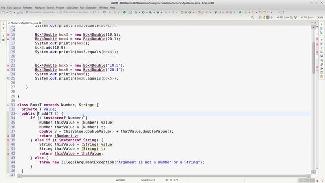 Generics in Java смотреть онлайн
