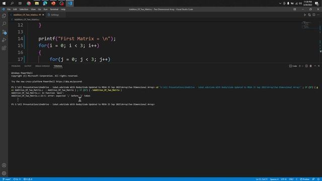How to Add two Matrix || 2D Array Problem - 04 - C Programming Bangla Tutorial смотреть онлайн
