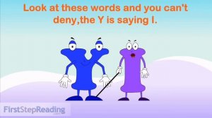 Letter Y as a Vowel Sound / Y as E and I / Beginning Reader Phonics Lesson, Kindergarten, Exception