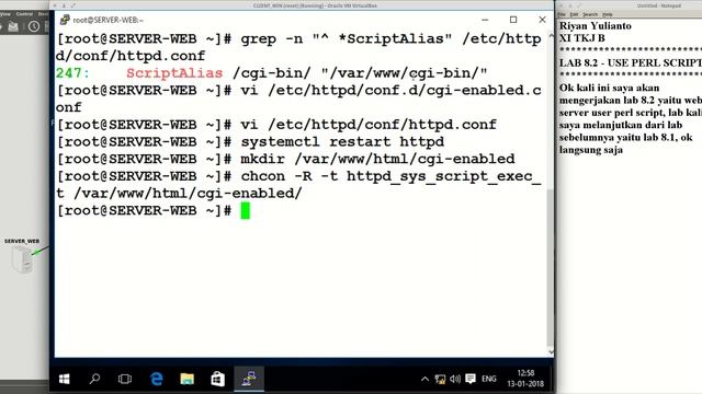 LAB 8.2 - Use Perl Script смотреть онлайн