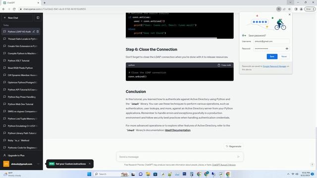 Authenticating against active directory using python ldap смотреть онлайн
