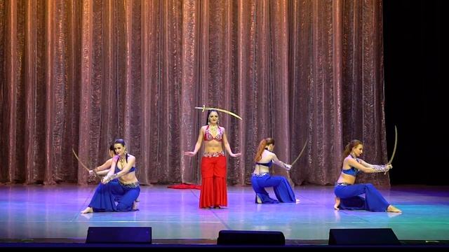 Sword bellydance | Tales of the Sands | Amrita dance group (Moscow) смотреть онлайн