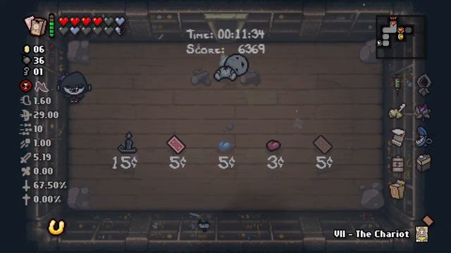 The Binding of Isaac: Rebirth:Challenge it's in the cards смотреть онлайн