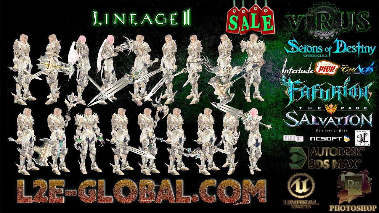 Full Set Weapons For The Www.L2E-Global.Com Lineage II - MasterWork. ◄√i®uS►