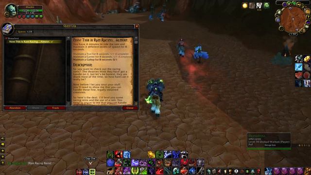 Now This is Ram Racing... Almost Quest Brewfest Event World of Warcraft Wrath of the Lich King смотреть онлайн