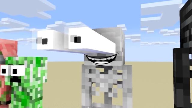 Monster School: StickMan Family Rush GamePlay Mobile Game Runner Max Level LVL - Minecraft Animatio смотреть онлайн