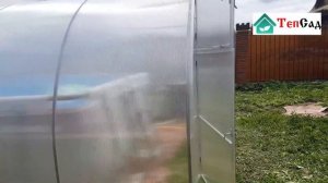 Бассейн в обычной арочной теплице 3х6м. Бюджетное укрытие для бассейна.